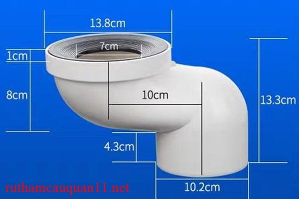 Thiết bị chỉnh lệch tâm xả bồn cầu