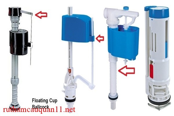 Cách chỉnh phao bồn cầu nổi