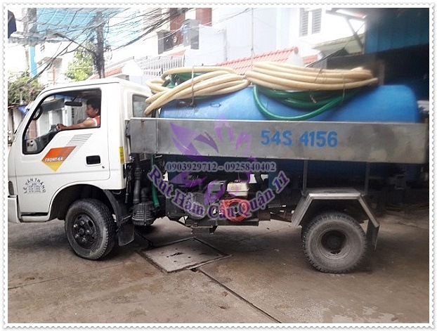 Kh&ocirc;ng biết vị tr&iacute; hầm r&uacute;t c&oacute; h&uacute;t được hầm cầu kh&ocirc;ng